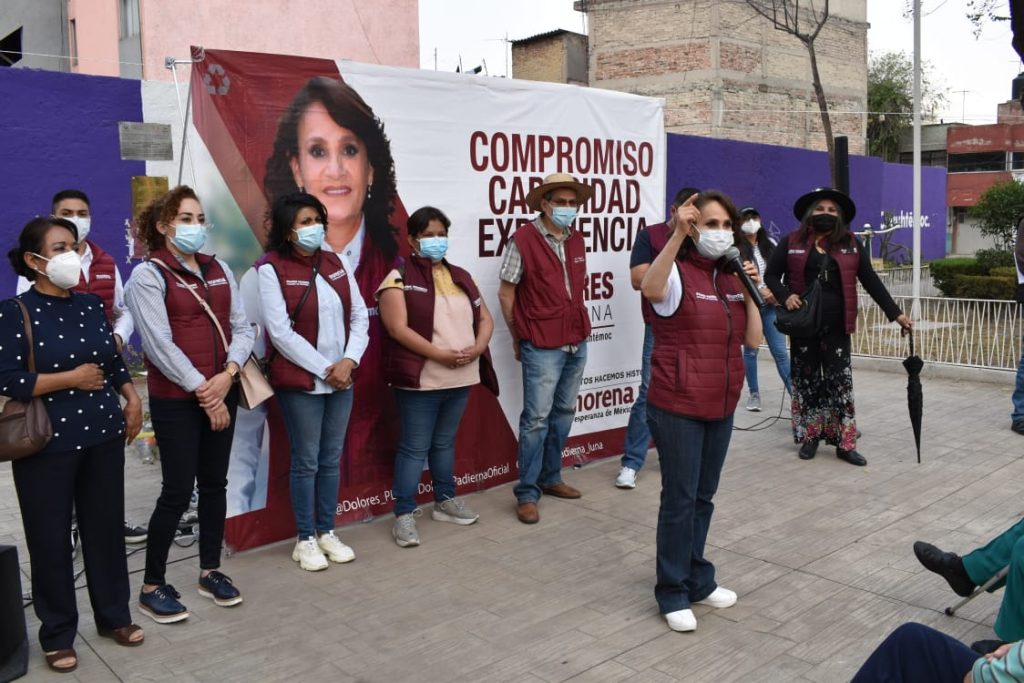 Las primeras encuestas favorecen a Dolores Padierna y MORENA en Cuauhtémoc.