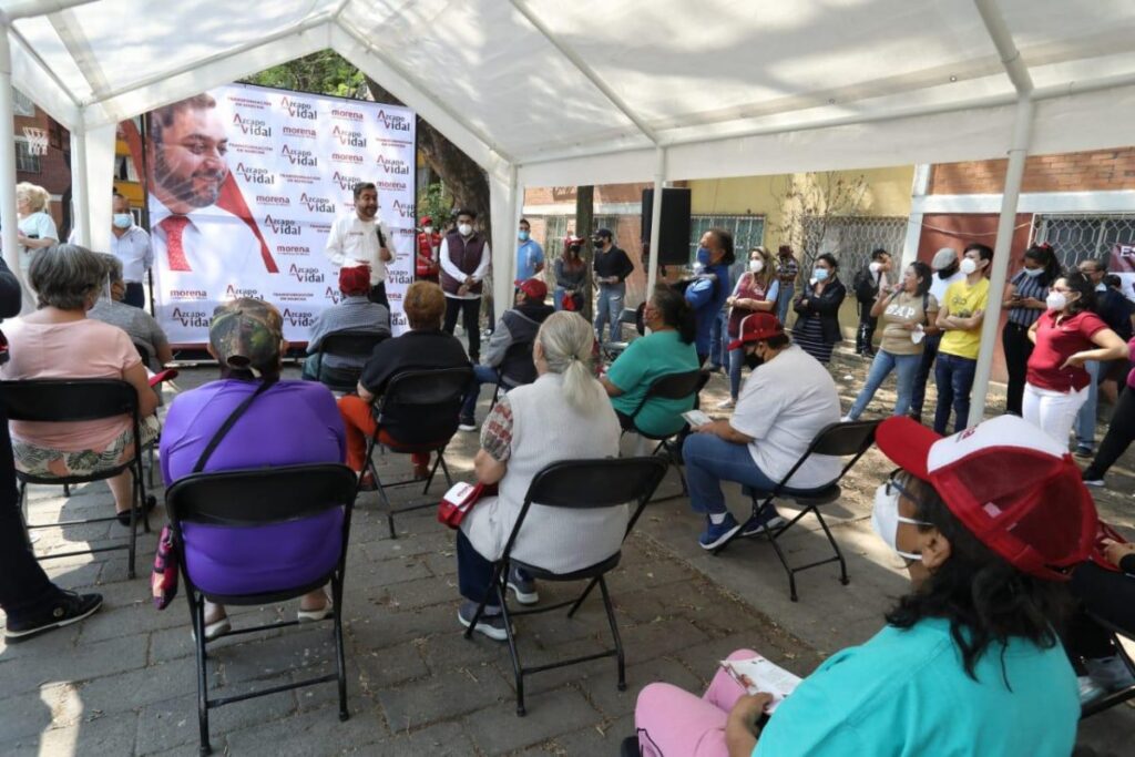 Las Unidades Habitacionales de Azcapotzalco no serán descuidadas asegura Vidal Llerenas