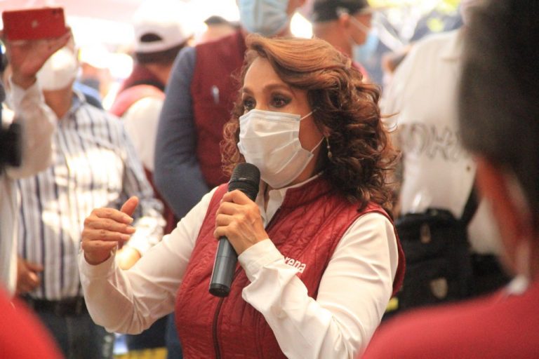 Comparte Dolores Padierna que el próximo 6 de junio espera un triunfo rotundo en las urnas.