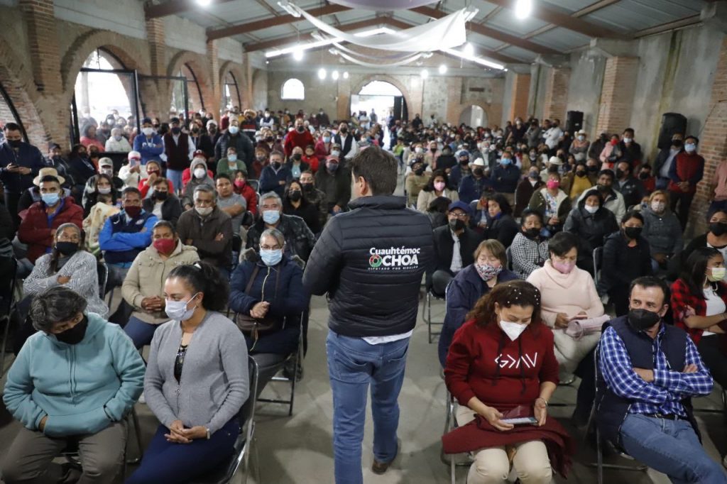 El Diputado Federal por Hidalgo, Cuauhtémoc Ochoa