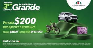 Afore Azteca premia el ahorro voluntario con sorteos millonarios